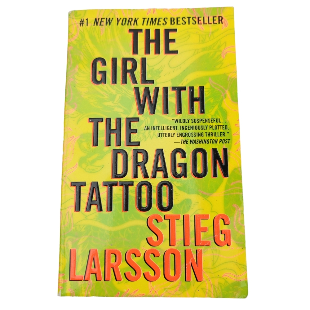 The Girl With The Dragon Tattoo Book by Stieg Larsson Crime Fiction Thriller